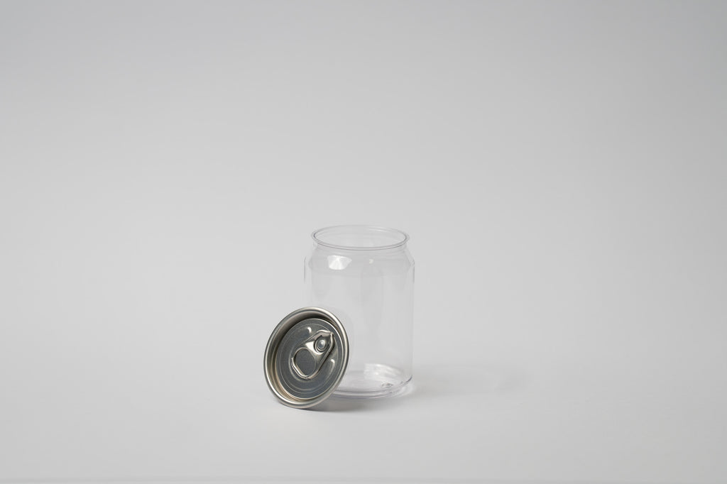 250ml PET Cans with Full Open Lid (Box of 200)